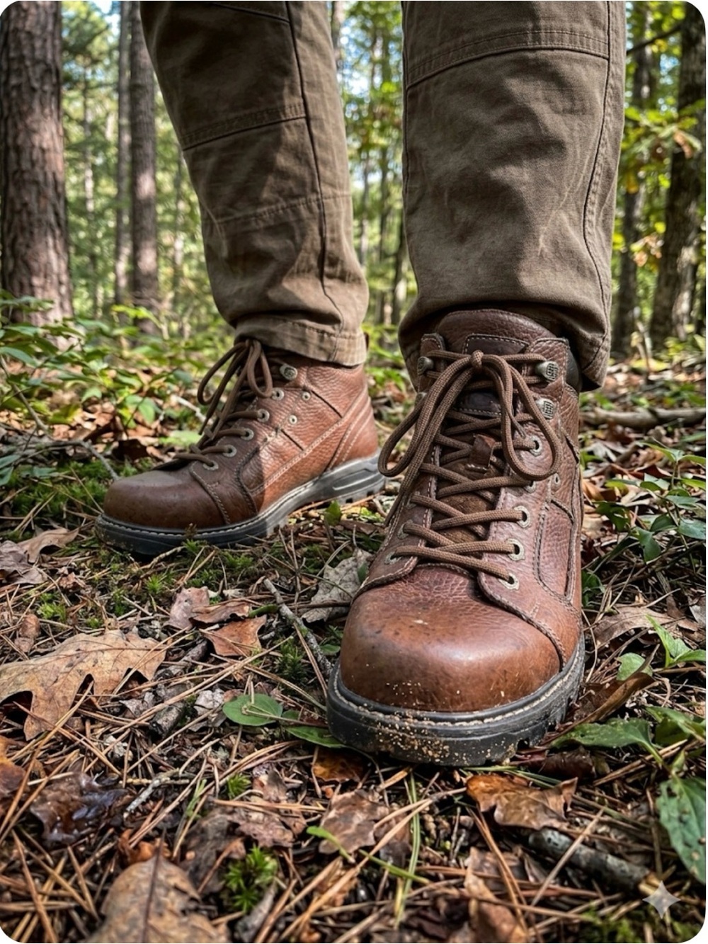 GBX Tundra Leather Work Boot, Men’s 8.5,M, Brown